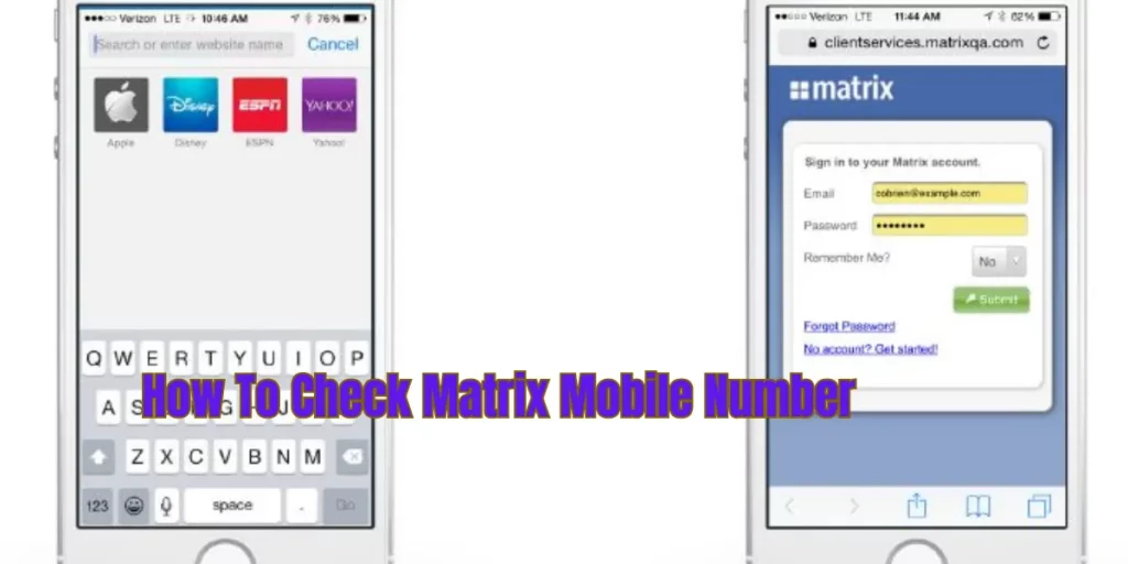 How To Check Matrix Mobile Number