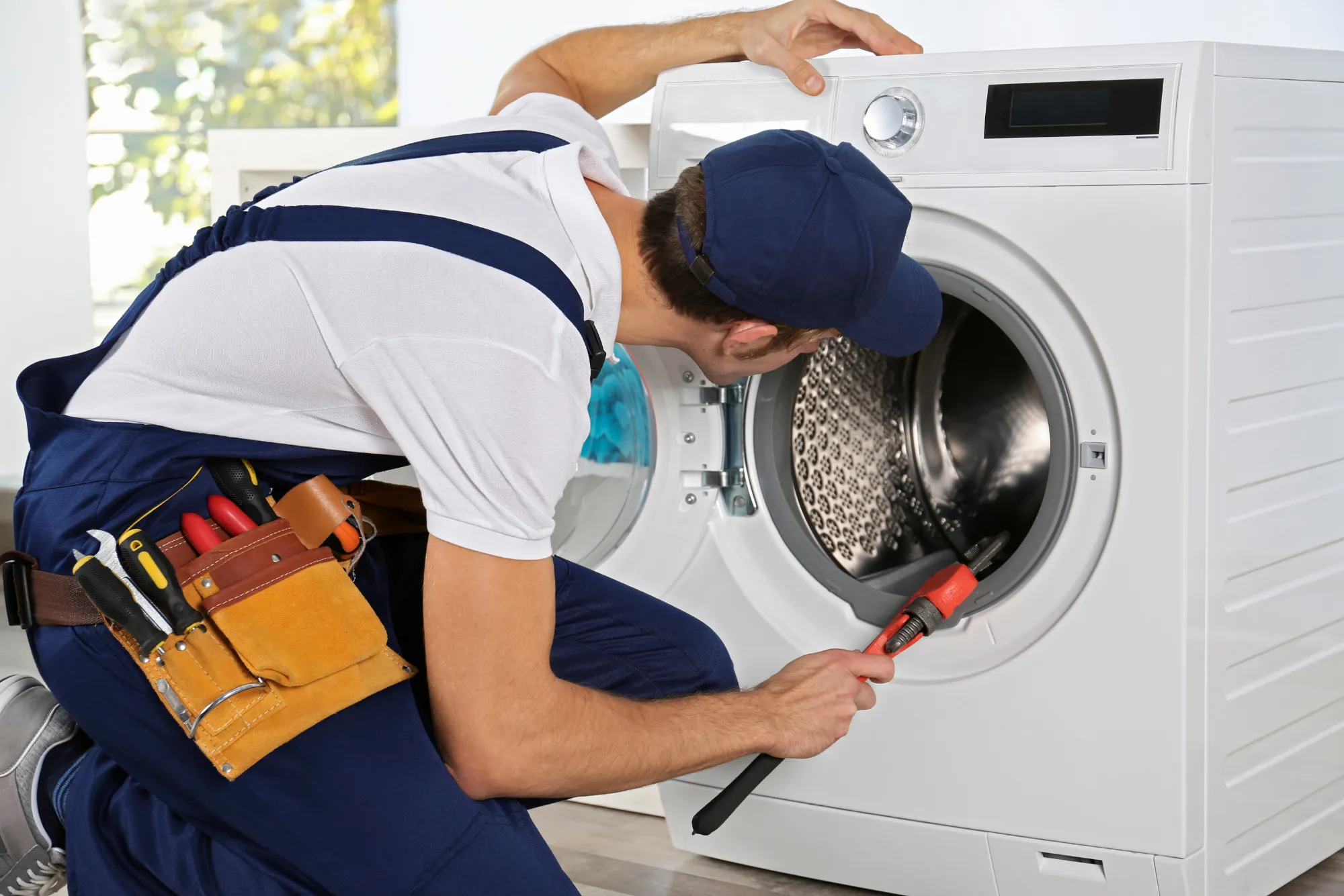 Diagnosing and repairing a noisy washing machine