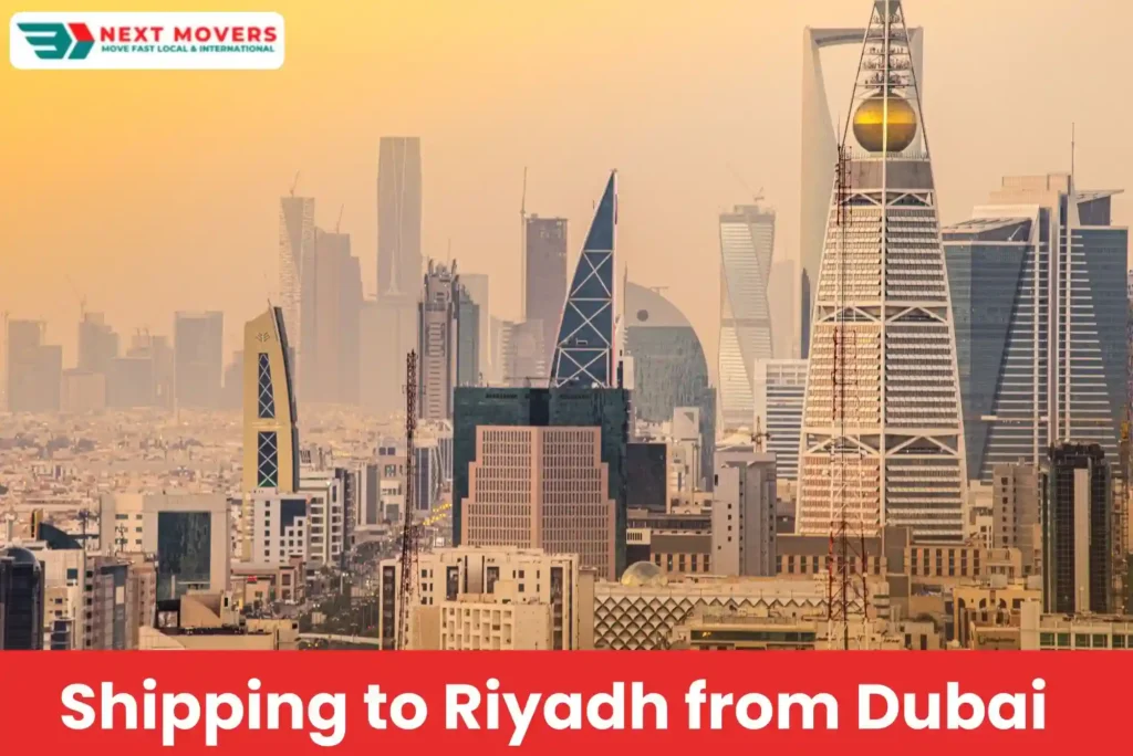 Shipping to Riyadh from Dubai