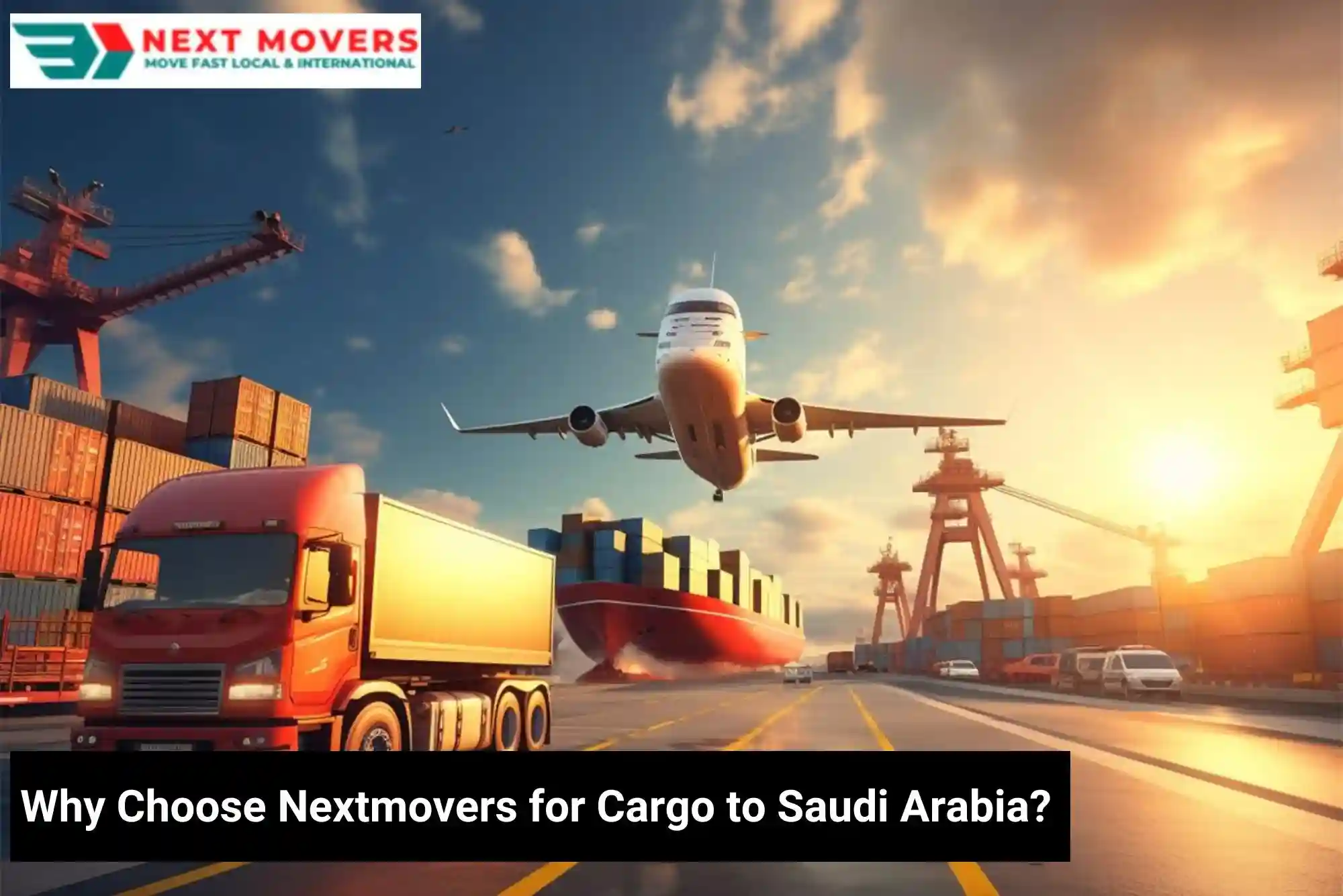 Why Choose Next movers for Cargo to Saudi Arabia?