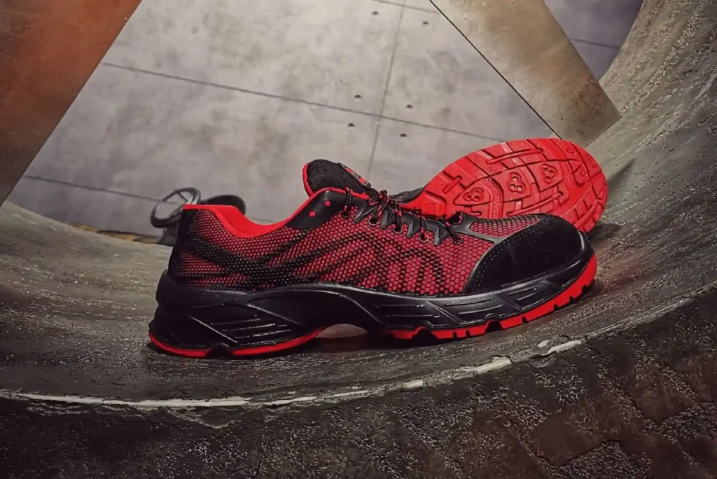 Lightweight and breathable work shoes