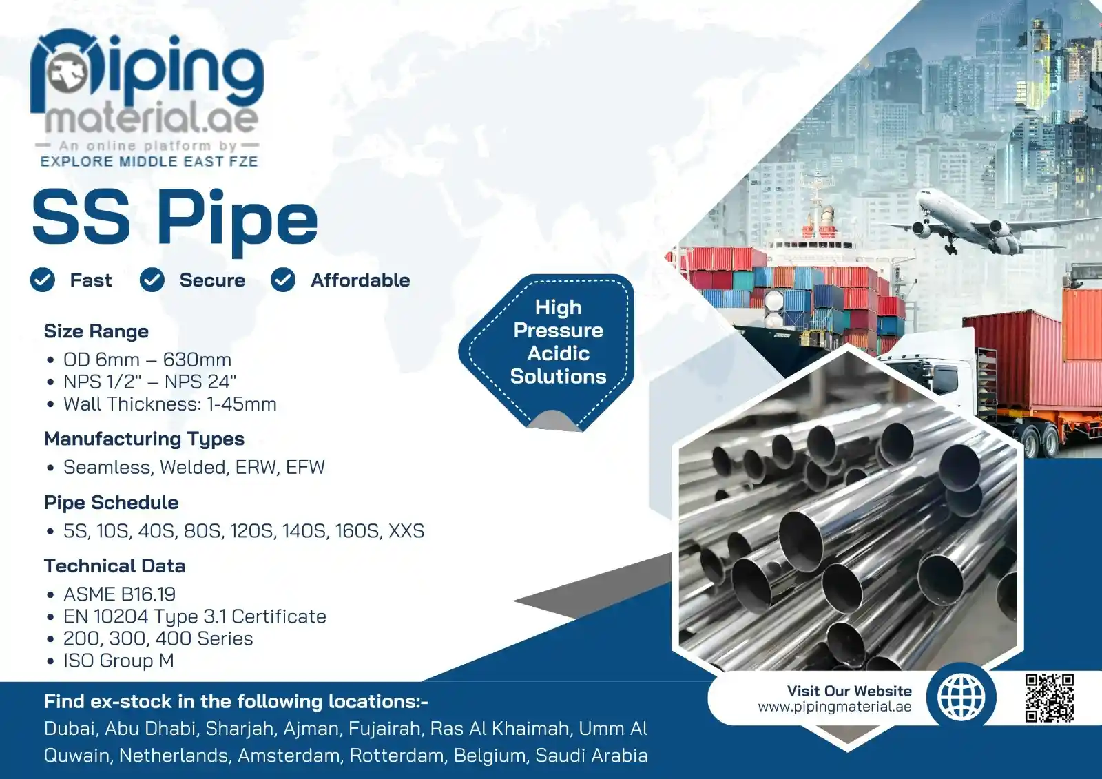 What Types of SS Pipe Fittings Are Available?