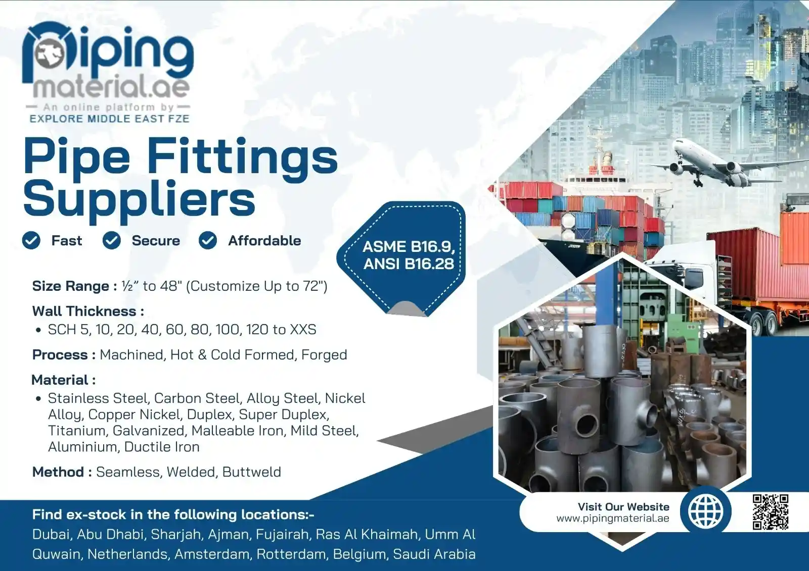 What Types of SS Pipe Fittings Are Available?